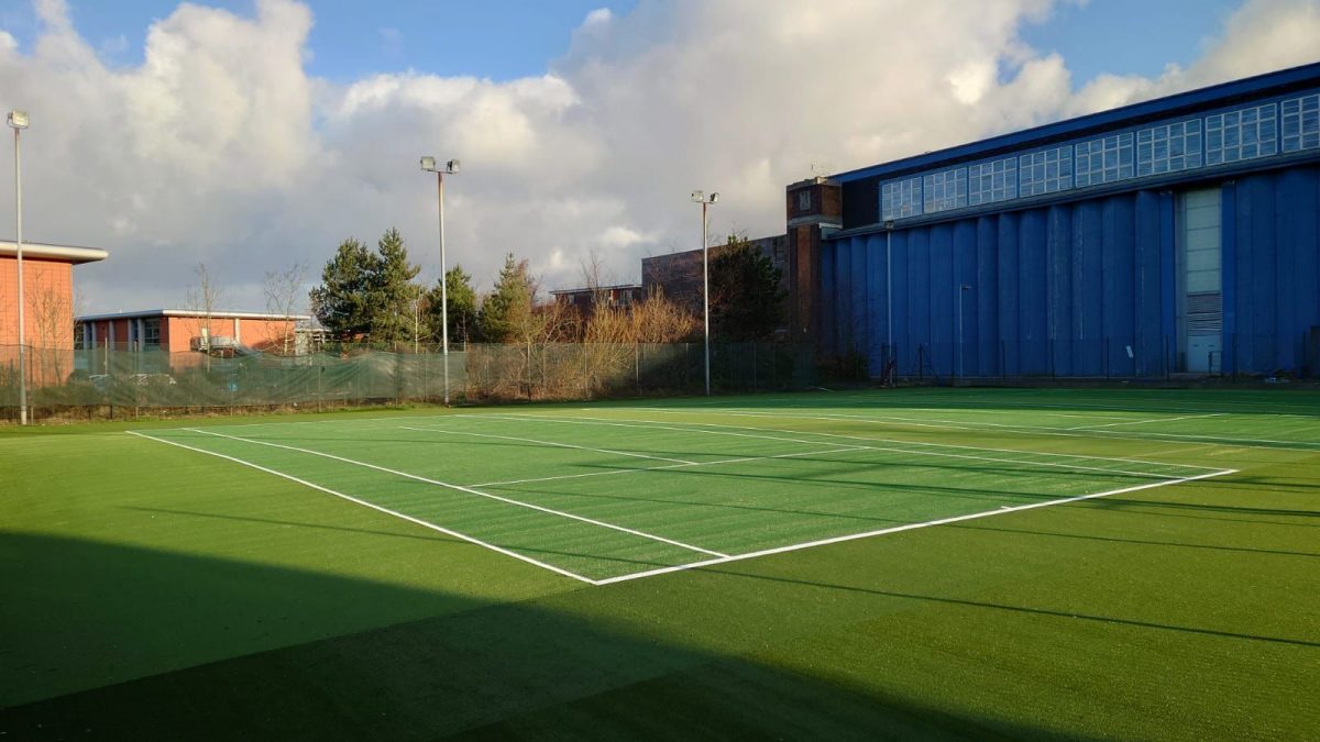 Tennis Court Maintenance - Tennis Court in Daylight