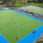 Birds Eye View of Dry Hockey Pitch at Basingstoke Hockey Club Installed by AS Sports