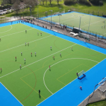 Aerial view of Basingstoke Dry Hockey Pitch