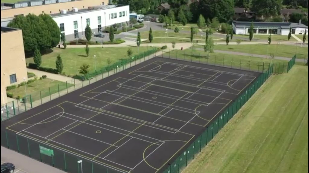 Kings Langley School MUGA used for Netball